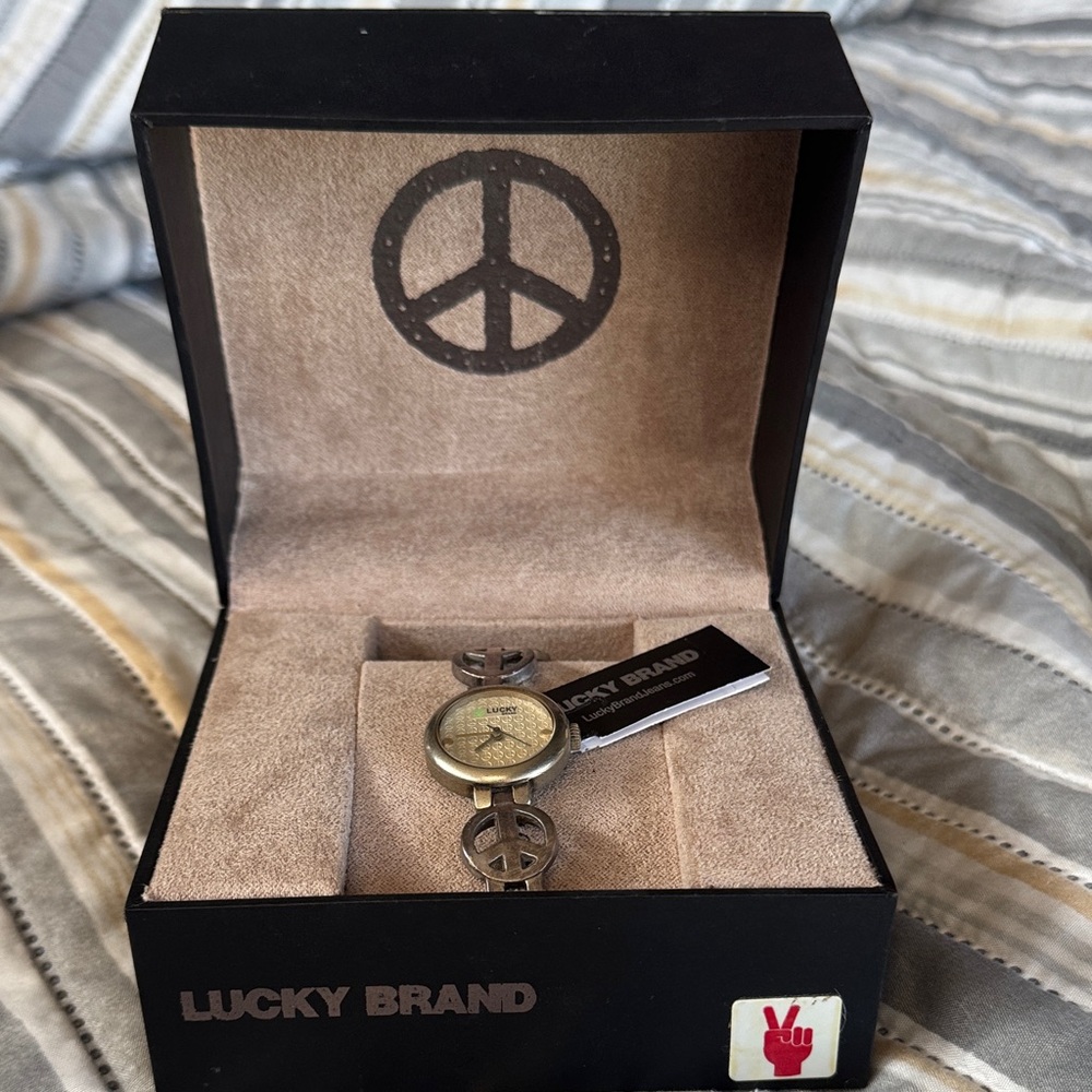 Lucky Brand Silver and Tan women’s Watch #76